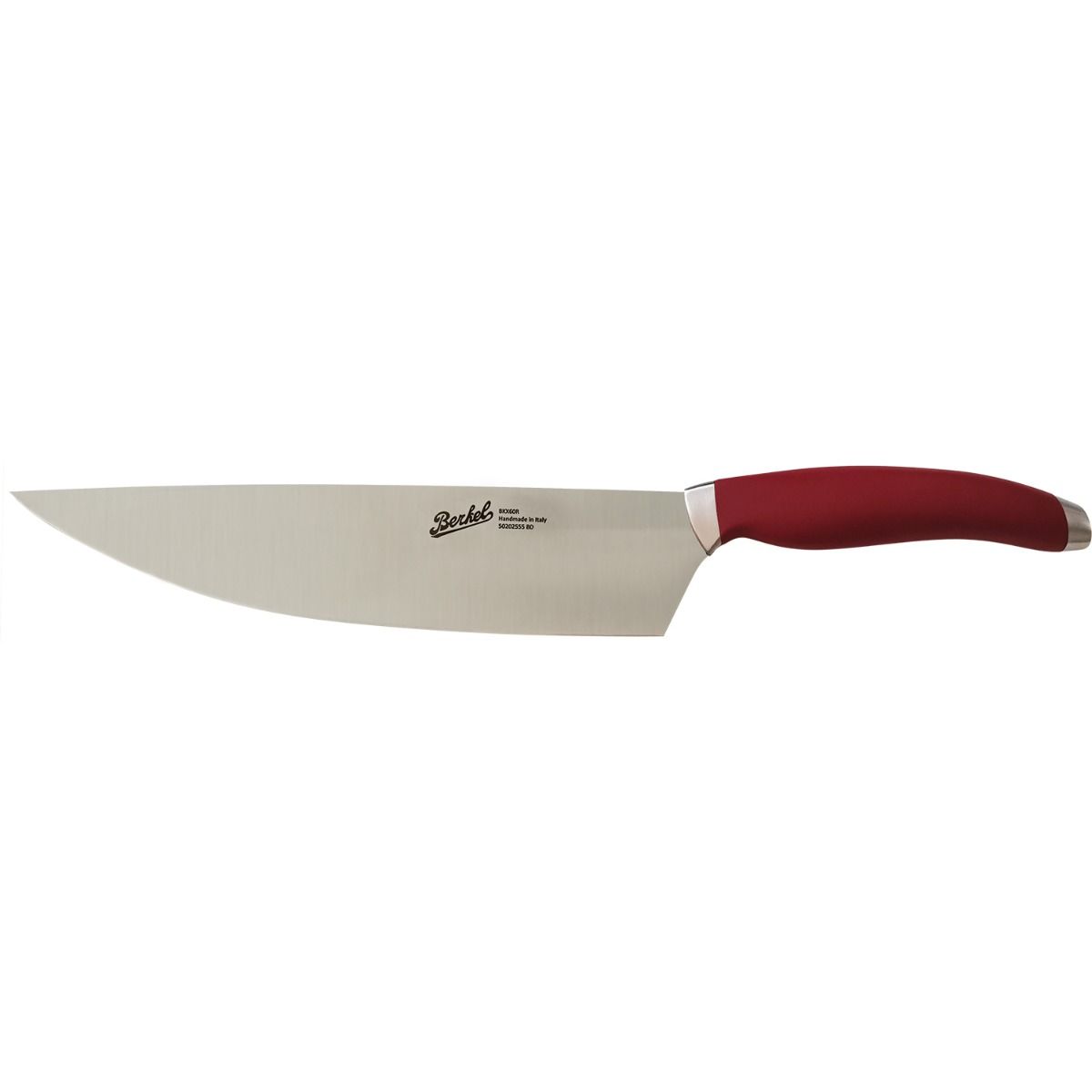 Coltello da Cuoco 22 cm Acciaio Inox Berkel Teknica Manico Resina Rossa